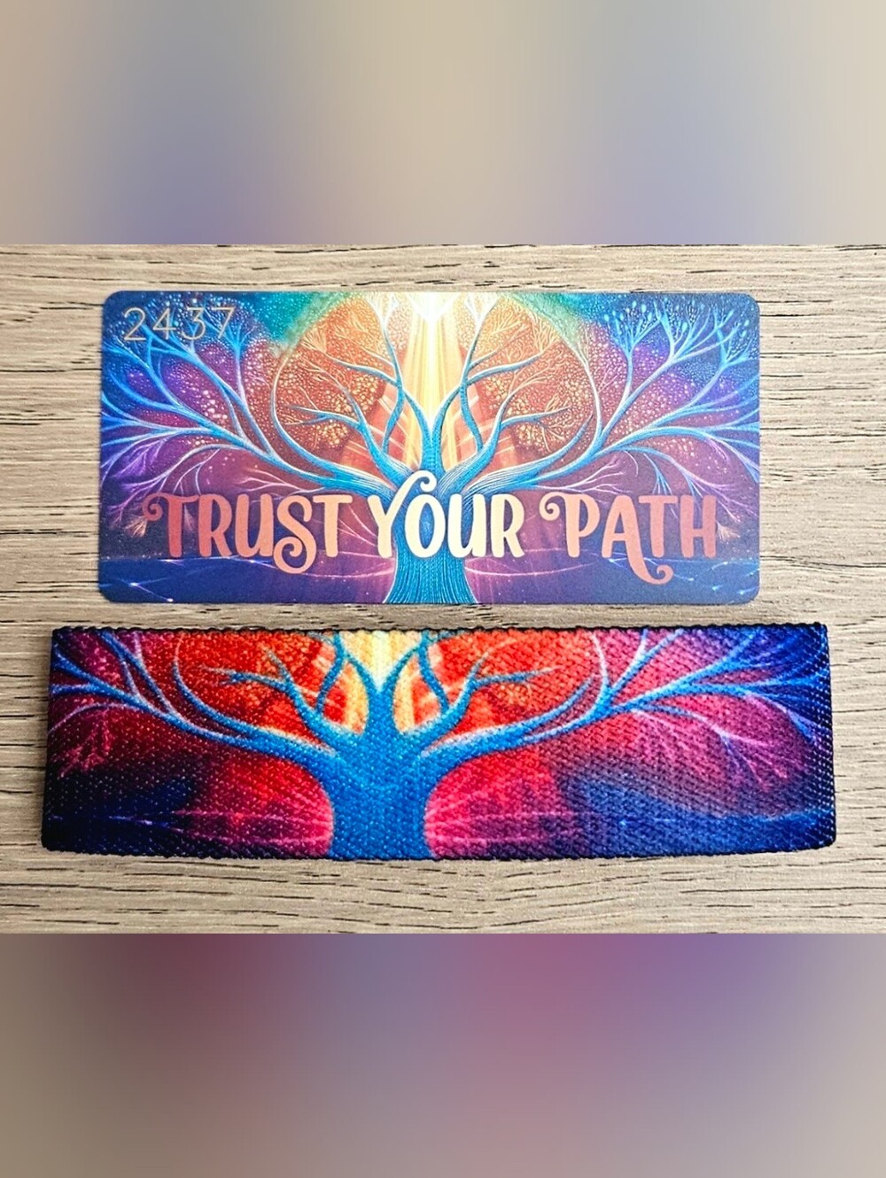 ZOX "TRUST YOUR PATH" #2437 INTERACTIVE LARGE Tree Of Life COLLECTIBLE WRISTBAND